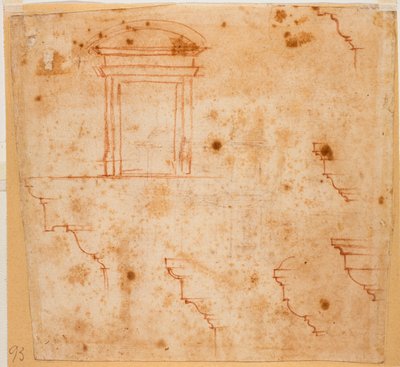 Progetti per portali e modanature architettoniche da Michelangelo Buonarroti