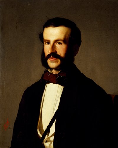 Ritratto di uomo, di Michel Angelo Pittatore (1825-1923) da Michelangelo Buonarroti