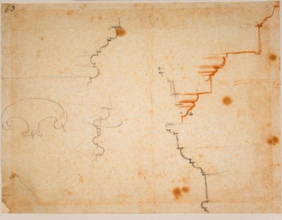 Profili architettonici, XVI secolo da Michelangelo Buonarroti