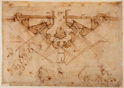 Progetto di bastioni per una porta da Michelangelo Buonarroti