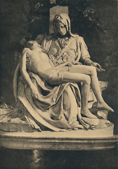 Roma - Basilica di San Pietro. Pietà di Michelangelo, 1910 da Michelangelo Buonarroti