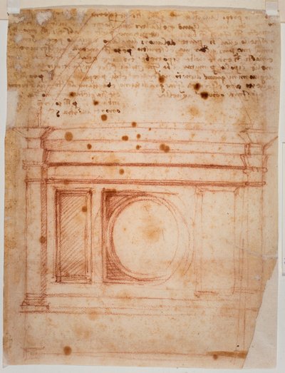 Schizzi per il tamburo della cupola di Santa Maria del Fiore e lettera al cardinale di Bibbiena da Michelangelo Buonarroti