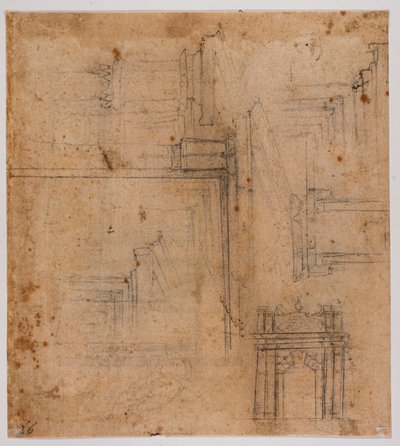 Schizzi di porte e finestre da Michelangelo Buonarroti