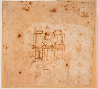 Studi per un monumento funebre per la Nuova Sagrestia da Michelangelo Buonarroti