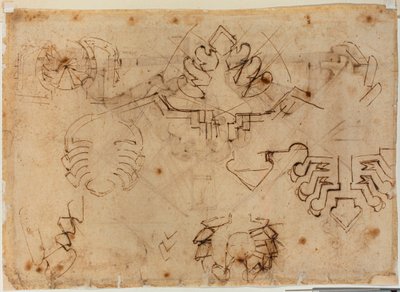 Studi per fortificazioni da Michelangelo Buonarroti