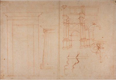 Studi da monumenti romani da Michelangelo Buonarroti