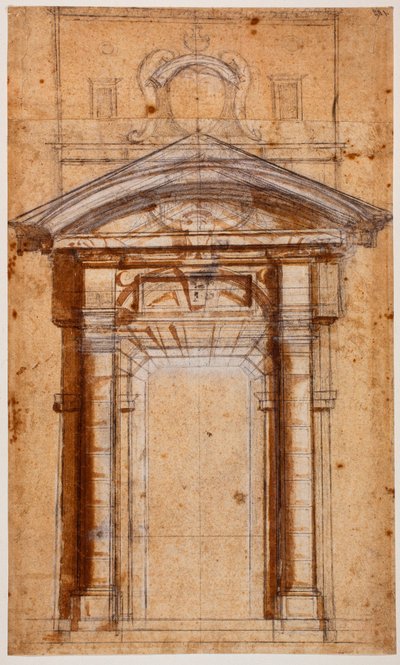 Studio per Porta Pia da Michelangelo Buonarroti