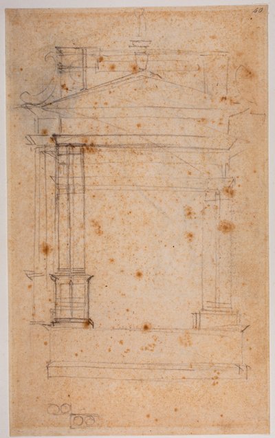 Studio per un altare o tomba murale da Michelangelo Buonarroti