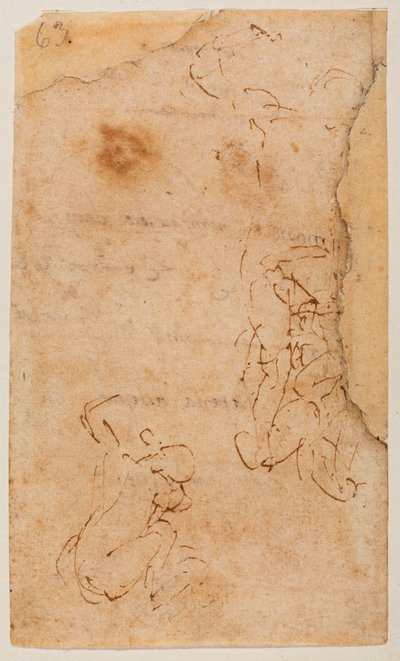 Studio di figure da Michelangelo Buonarroti