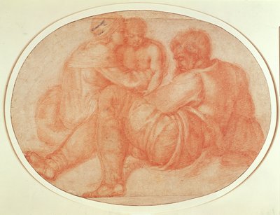 Studio della Sacra Famiglia da Michelangelo Buonarroti