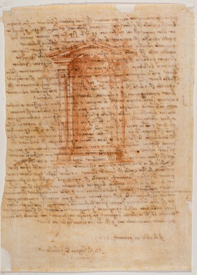 Tabernacolo con nicchia, lettera di Michelangelo a Piero Gondi da Michelangelo Buonarroti
