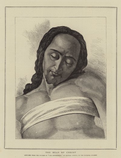 La testa di Cristo da Michelangelo Buonarroti