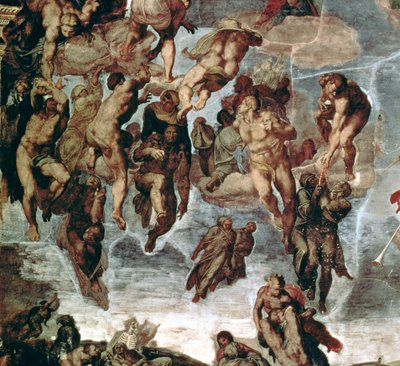 I Giusti Ascendono al Cielo, dettaglio da 