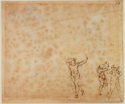 Tre nudi da Michelangelo Buonarroti