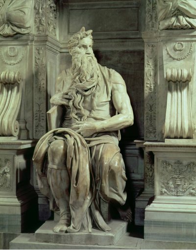 Tomba di Papa Giulio II (dettaglio) di Mosè da Michelangelo Buonarroti