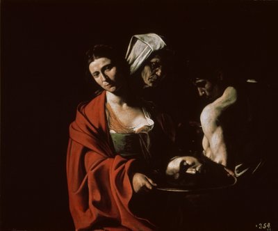 Salomè con la testa di Giovanni Battista, ca 1607 da Michelangelo Caravaggio