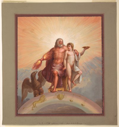 Zeus e Ganimede da Michelangelo Maestri