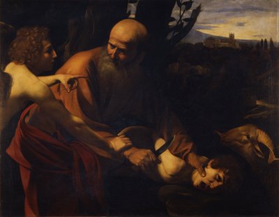 Abramo sacrifica Isacco, 1603-1604 da Michelangelo Merisi Caravaggio