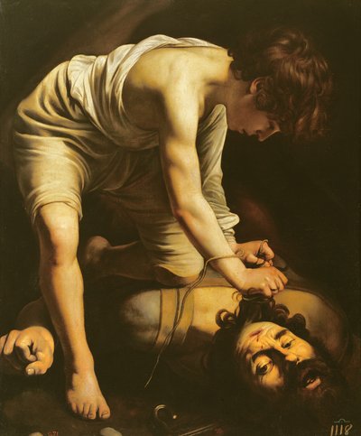 Davide vittorioso su Golia, c.1600 da Michelangelo Merisi Caravaggio