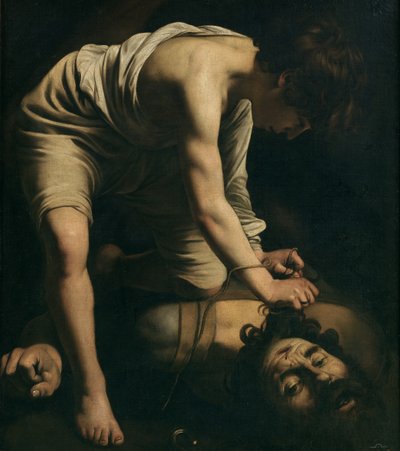 Davide con la testa di Golia da Michelangelo Merisi Caravaggio