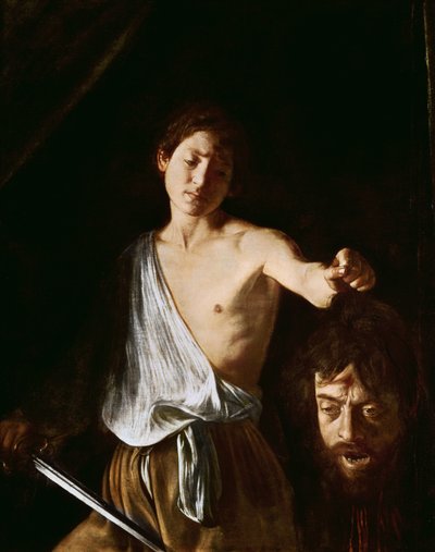Davide con la testa di Golia, 1606 (dettaglio) da Michelangelo Merisi Caravaggio