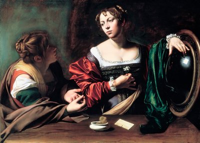 Marta e Maria Maddalena, c. 1598 da Michelangelo Merisi Caravaggio