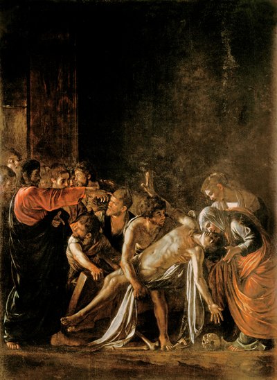 Resurrezione di Lazzaro da Michelangelo Merisi Caravaggio