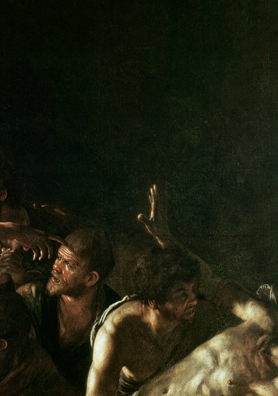 Resurrezione di Lazzaro (dettaglio) da Michelangelo Merisi Caravaggio