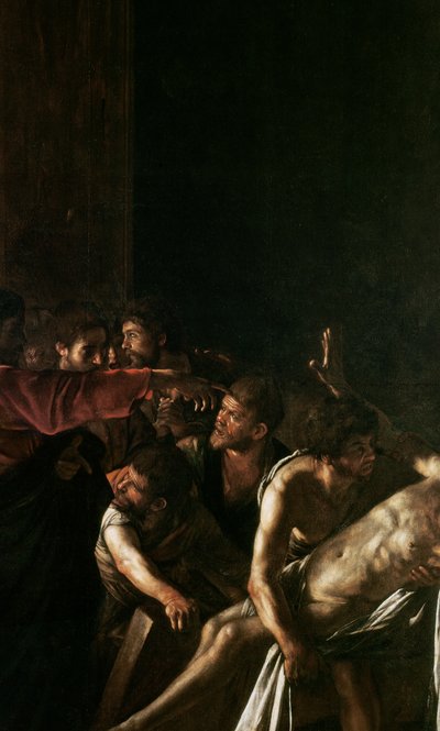 Resurrezione di Lazzaro (dettaglio) da Michelangelo Merisi Caravaggio