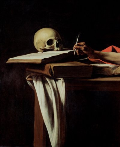 San Girolamo scrivente, c.1604 (dettaglio) da Michelangelo Merisi Caravaggio