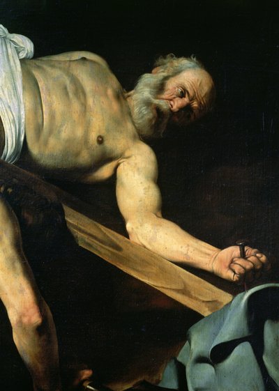 La crocifissione di San Pietro (dettaglio) da Michelangelo Merisi Caravaggio