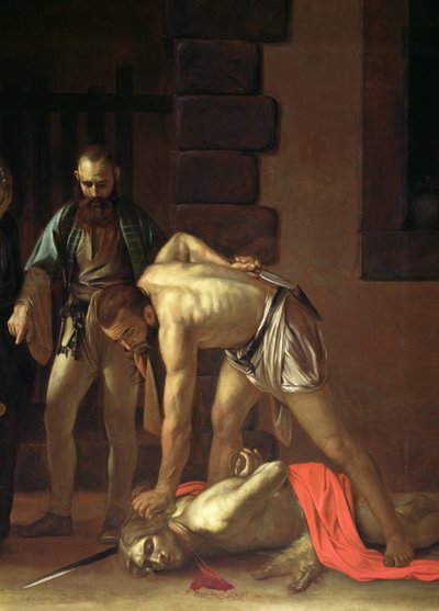 La Decapitazione di San Giovanni Battista (dettaglio) da Michelangelo Merisi Caravaggio