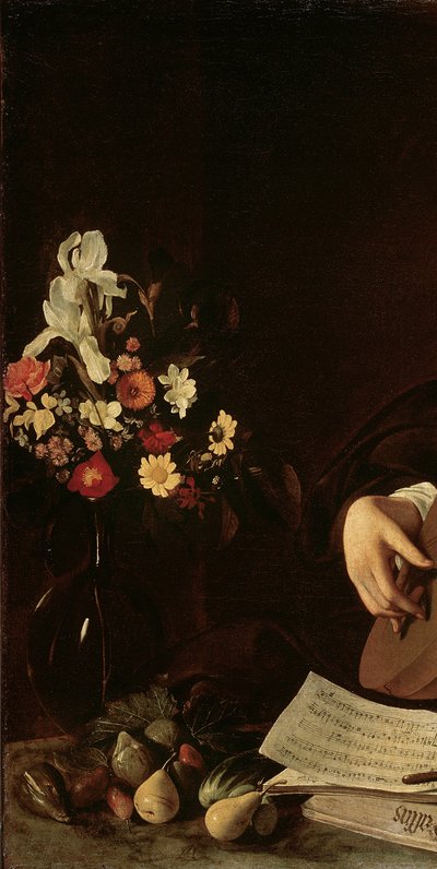 Il Suonatore di Liuto, c.1595 (dettaglio) da Michelangelo Merisi Caravaggio