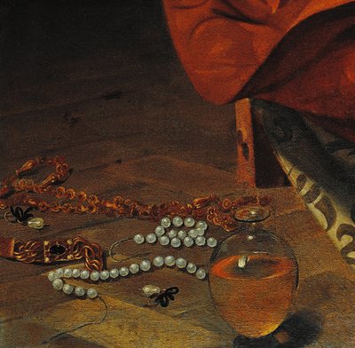 Dettaglio della Maddalena Penitente da Michelangelo Merisi da Caravaggio
