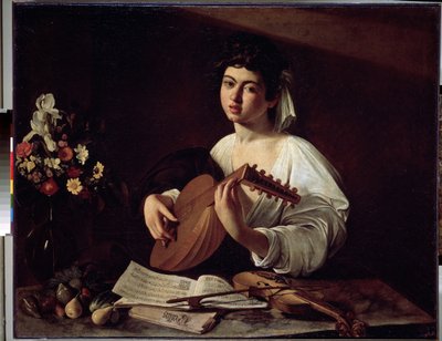 Il suonatore di liuto (Le joueur de luth) da Michelangelo Merisi da Caravaggio