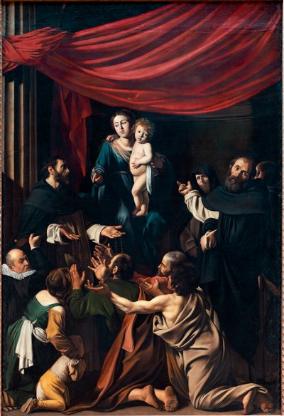 Madonna del Rosario da Michelangelo Merisi da Caravaggio