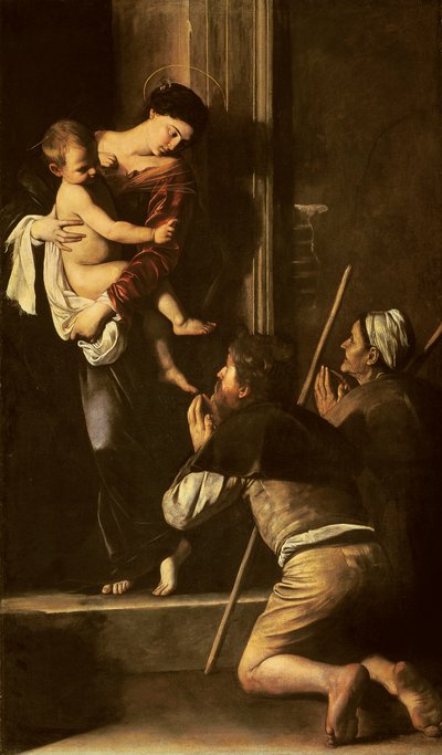 Madonna dei Pellegrini da Michelangelo Merisi da Caravaggio