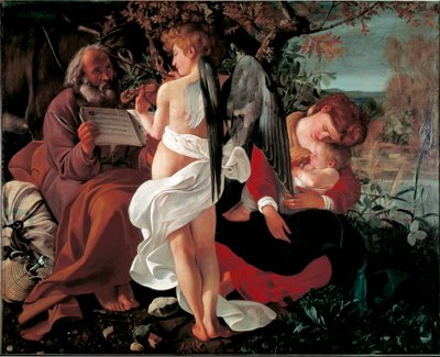Riposo durante la fuga in Egitto da Michelangelo Merisi da Caravaggio