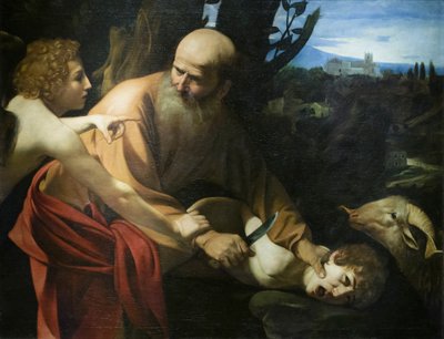 Il sacrificio di Isacco da Michelangelo Merisi da Caravaggio
