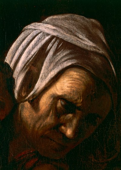 Salomè riceve la testa di San Giovanni Battista (dettaglio) da Michelangelo Merisi da Caravaggio