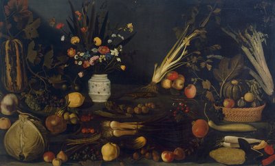Natura morta di fiori e piante da Michelangelo Merisi da Caravaggio