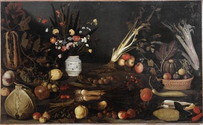 Natura morta con fiori e frutti da Michelangelo Merisi da Caravaggio