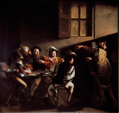 La vocazione di San Matteo da Michelangelo Merisi da Caravaggio