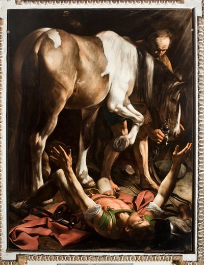 La conversione di San Paolo, 1601 circa (olio su tela) da Michelangelo Merisi da Caravaggio
