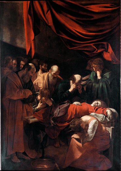 La morte della Vergine da Michelangelo Merisi da Caravaggio