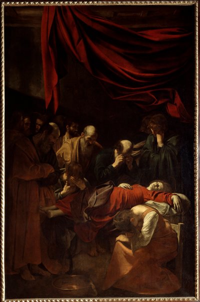 La morte della Vergine da Michelangelo Merisi da Caravaggio