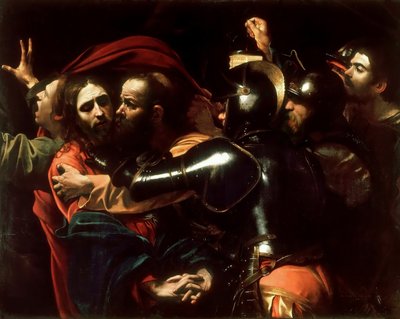 La cattura di Cristo da Michelangelo Merisi da Caravaggio