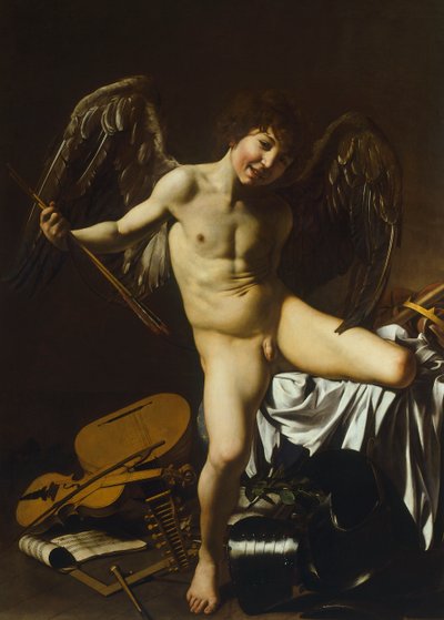 Cupido vittorioso da Michelangelo Merisi da Caravaggio