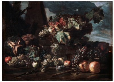 Natura morta con uva da Michelangelo Pace del Campidoglio