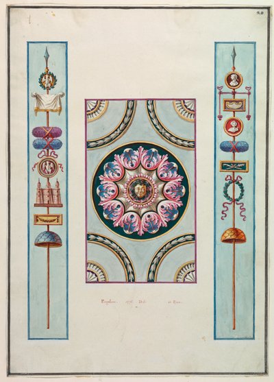 Decorazione murale da Michelangelo Pergolesi